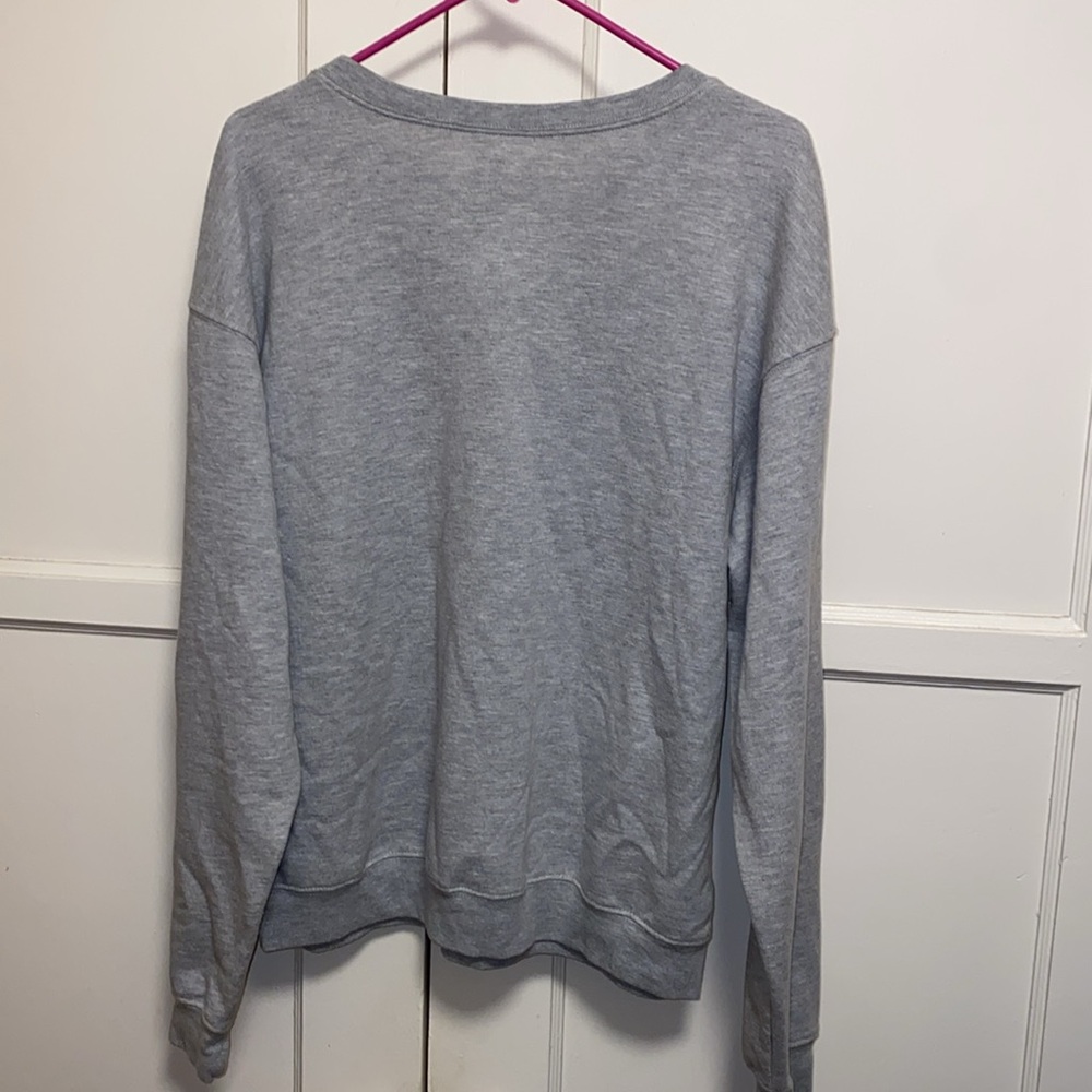 Gold Rush Large Gray Show Me The Monet Pullover Fleece Sweatshirt - Picture 3 of 12